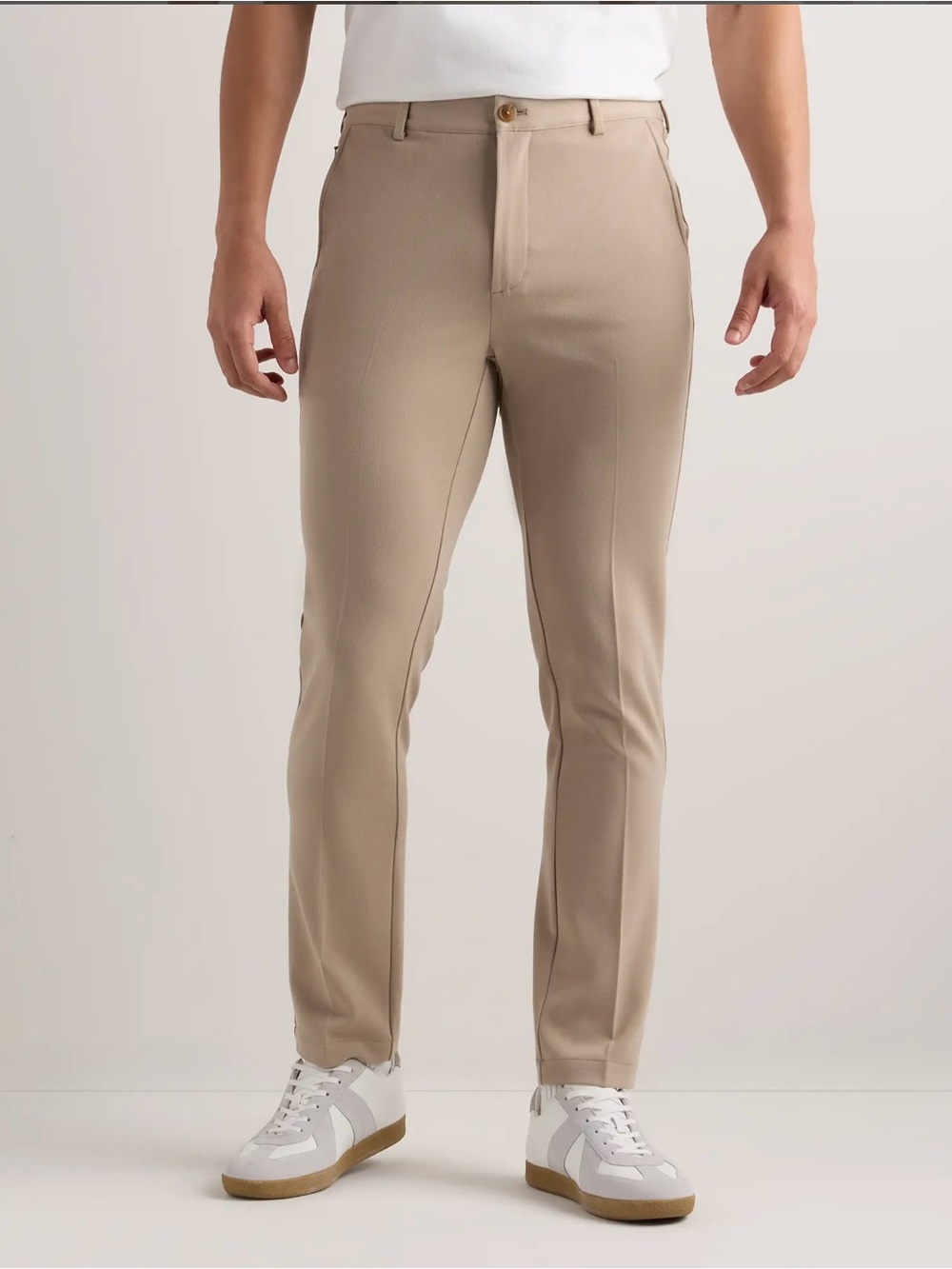 Men's Slim Fit Ultra-Stretch 24/7 Smart Chino Pants - Sand Dune